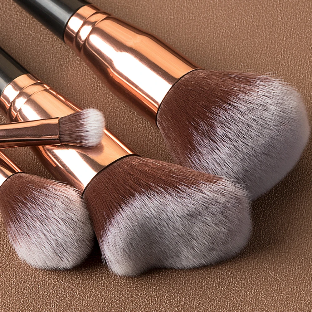 5/15 قطعة مجموعة فرشاة للمكياج قسط الأساس مزج بودرة الوجه المخفي ظلال العيون أحمر الخدود المهنية ماكياج فرش أداة #4