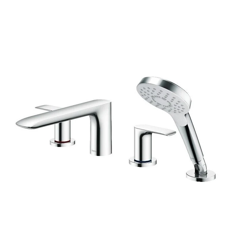 

Sitting bathtub faucet TBG04202B desktop tank edge water nozzle hot and cold water mixing valve handheld shower