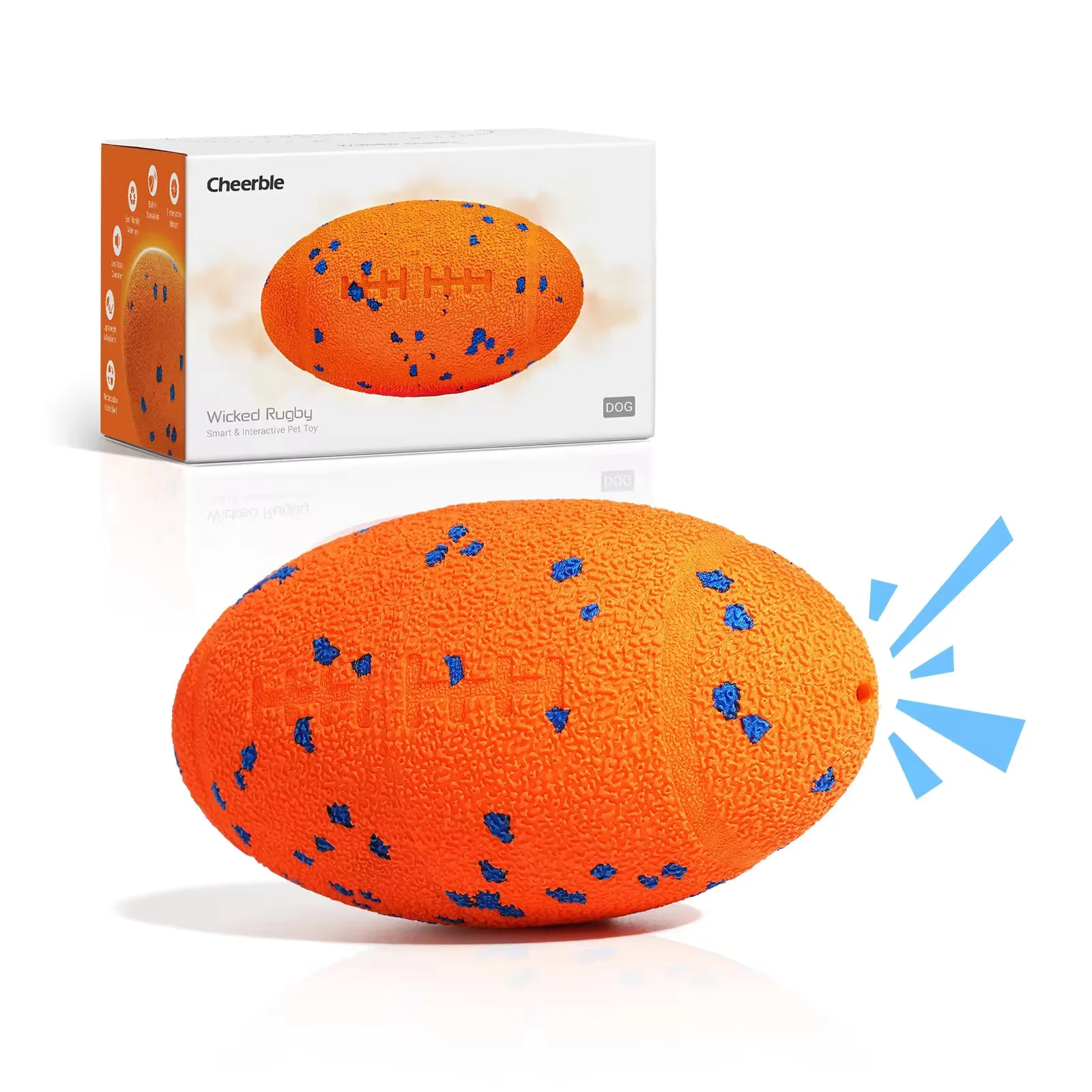Popular Dog Toy Ball With Random Movement Bouncing And Rotating Functions Made Of E TPU Material