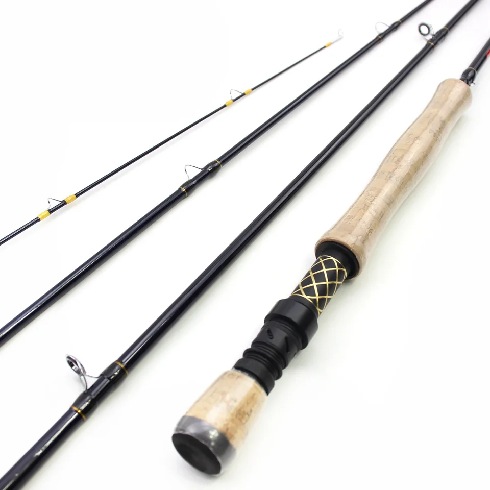 Section Carbon Fiber Fly Fishing Rod Fast Action M To Cm Collapsed