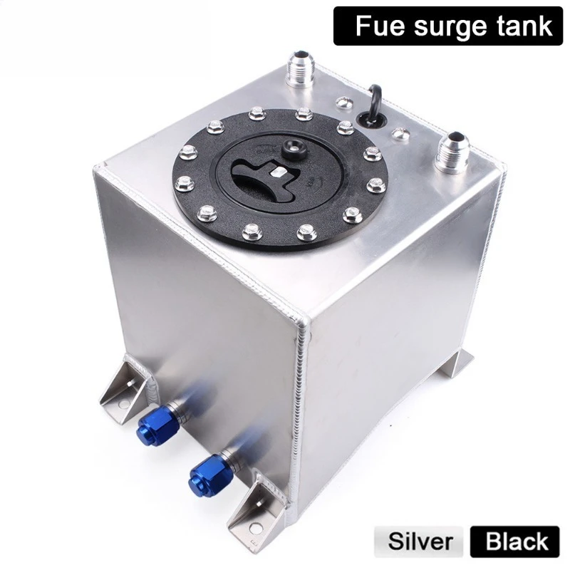 10L L Aluminum Alloy Pressure Regulating Mirror Polished Burning Belt Sensor Automobile Retrofit Drift Subfuel Tank