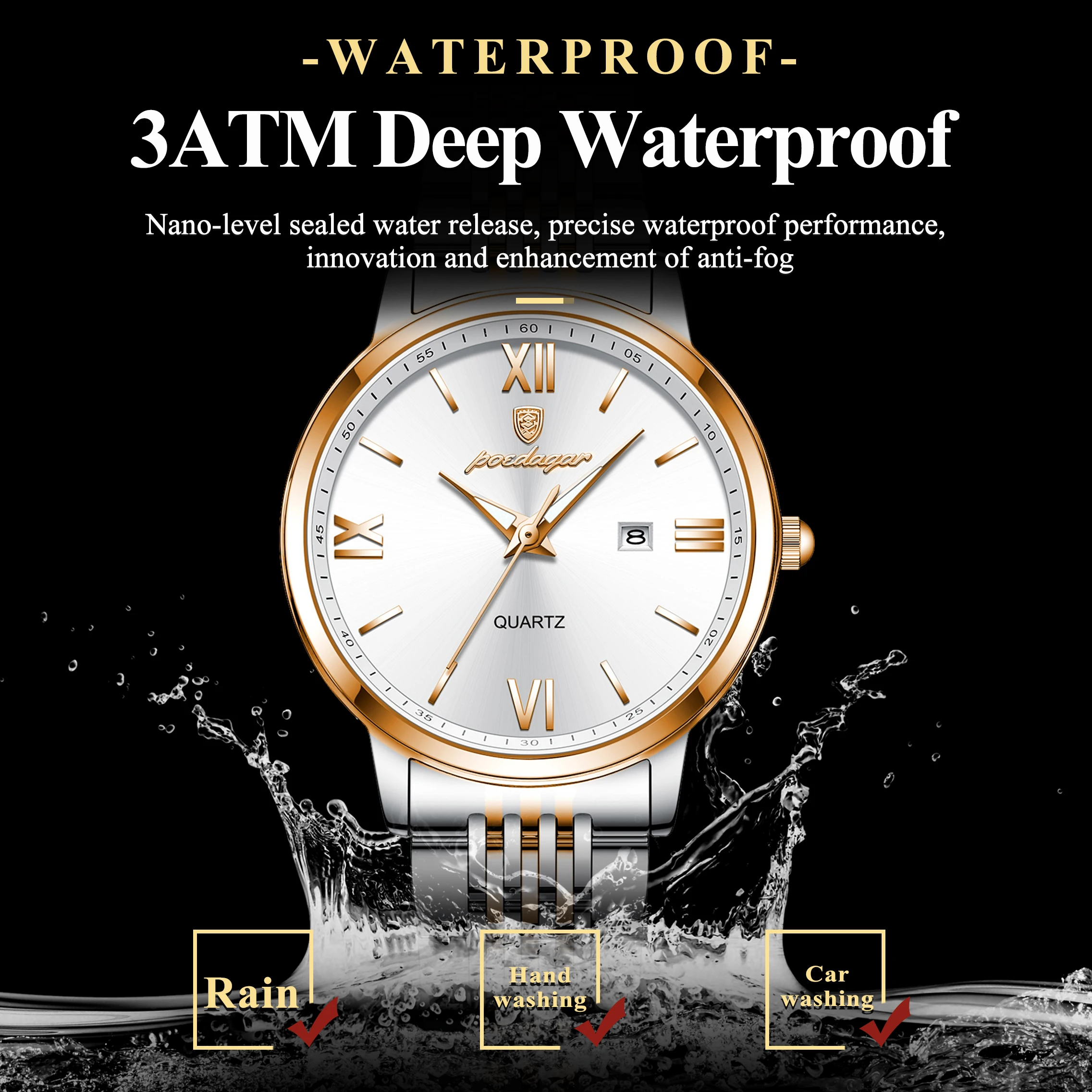 POEDAGAR ساعات نسائية فاخرة مق - مراجعة Rg Watches & Jewelry Gmbh وسعره