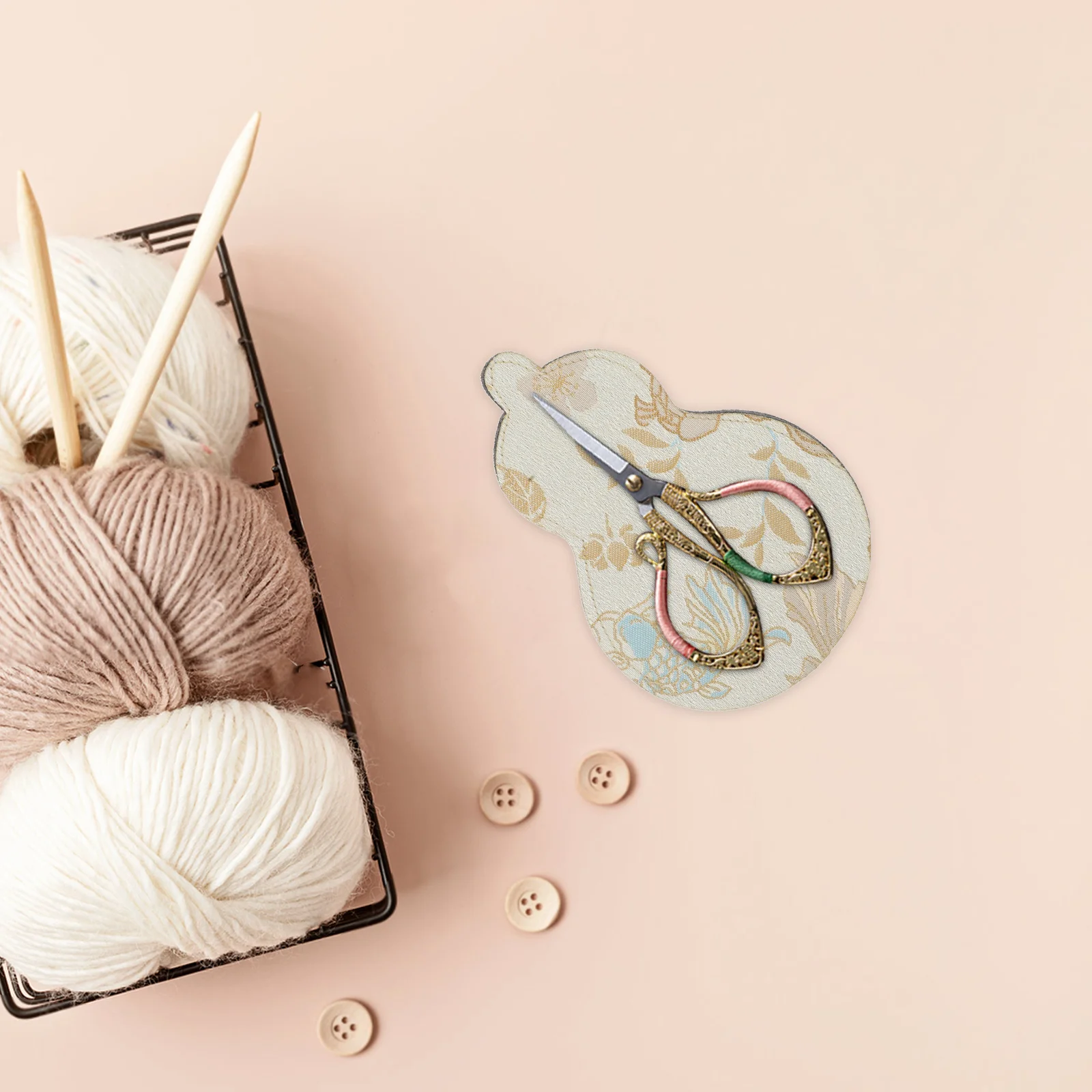 

Тканевый чехол для ножниц 4,91X3,34 дюйма, китайский стиль, дизайн вышивки, парикмахерские инструменты, чехол для хранения маленьких ножниц, защитный