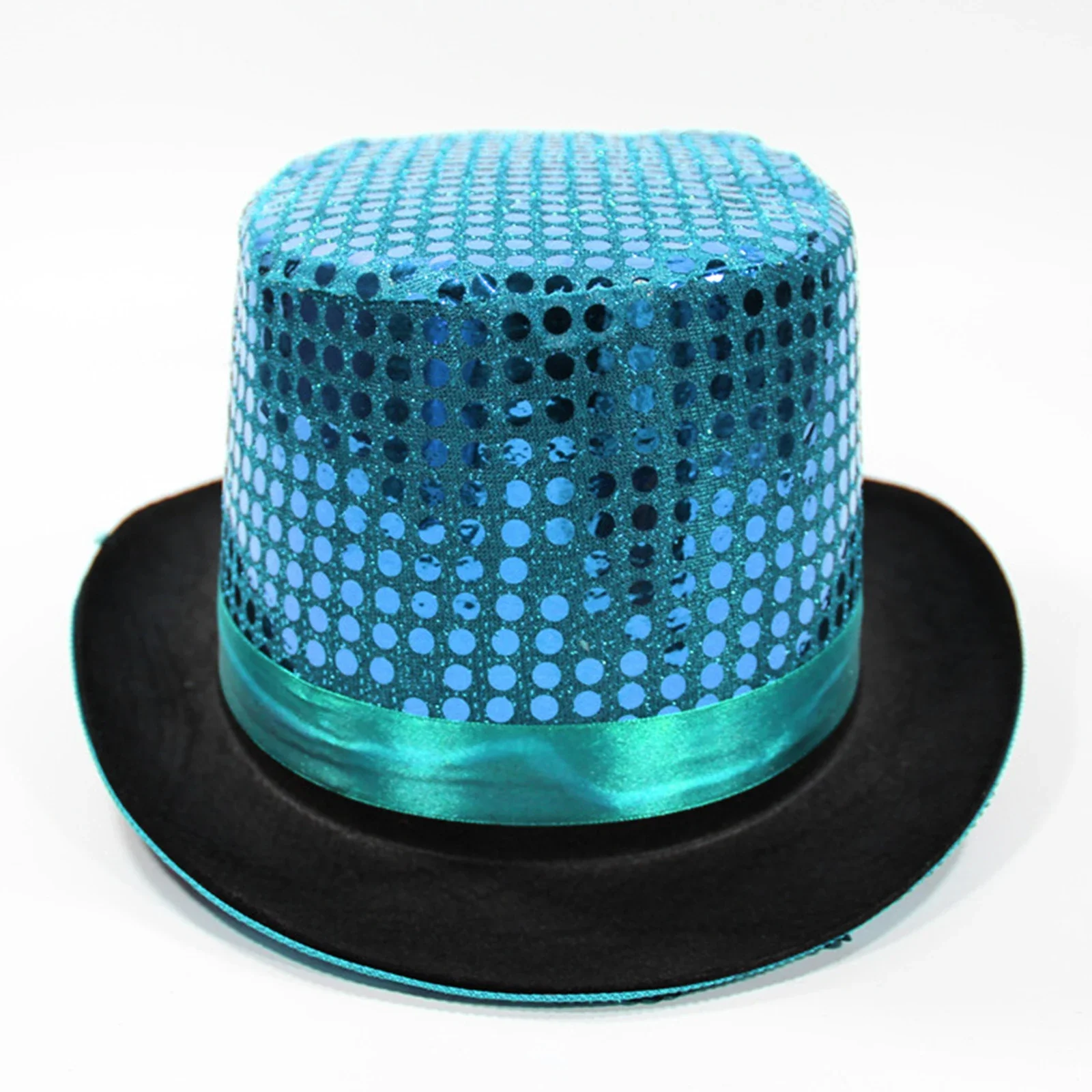 2026 Sequin Jazz Bowler Top Hat Comfortable Glitter Solid Magician Top Hat for Party Stage Performance Cosplay