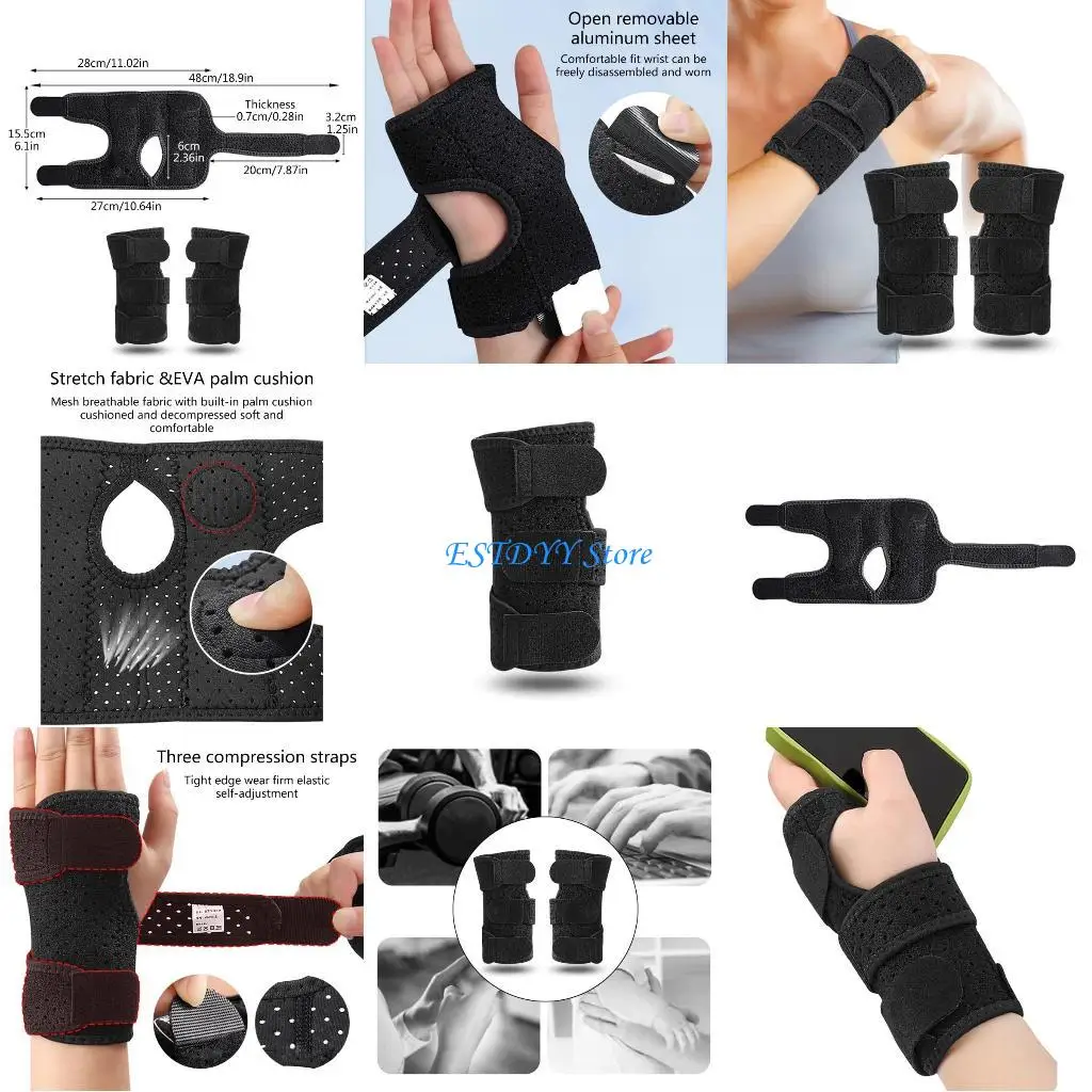 

G6DE Wrist Support for Carpal Tunnel Wrist Brace Wrist Splint for Relieve Wrist