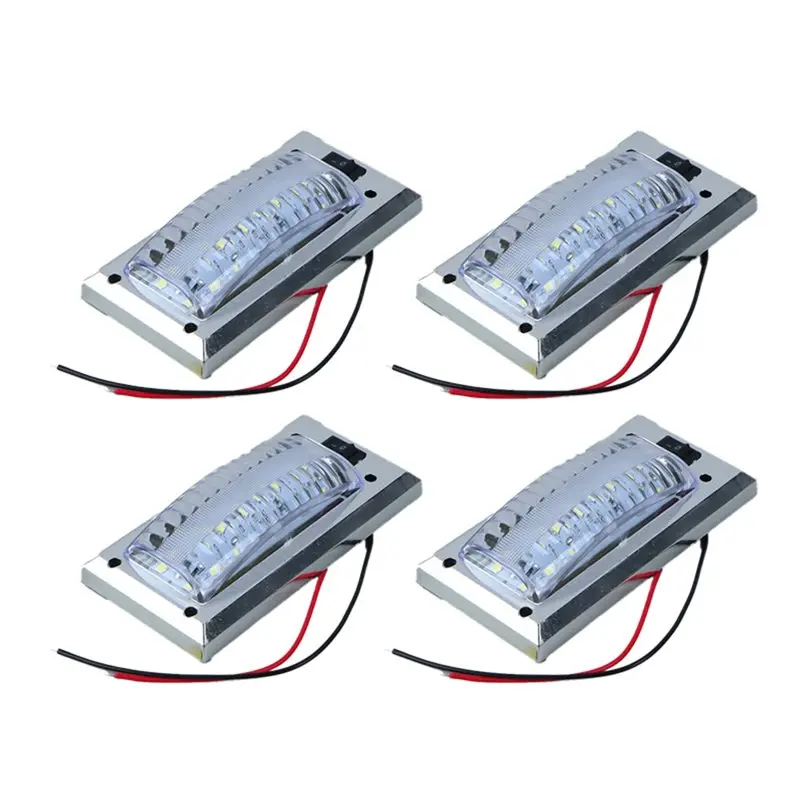 

High Brightness LED 12V-24V Panel Light Car Interior Reading Lamp For Van Truck RV Boat Campers Switch-Boom