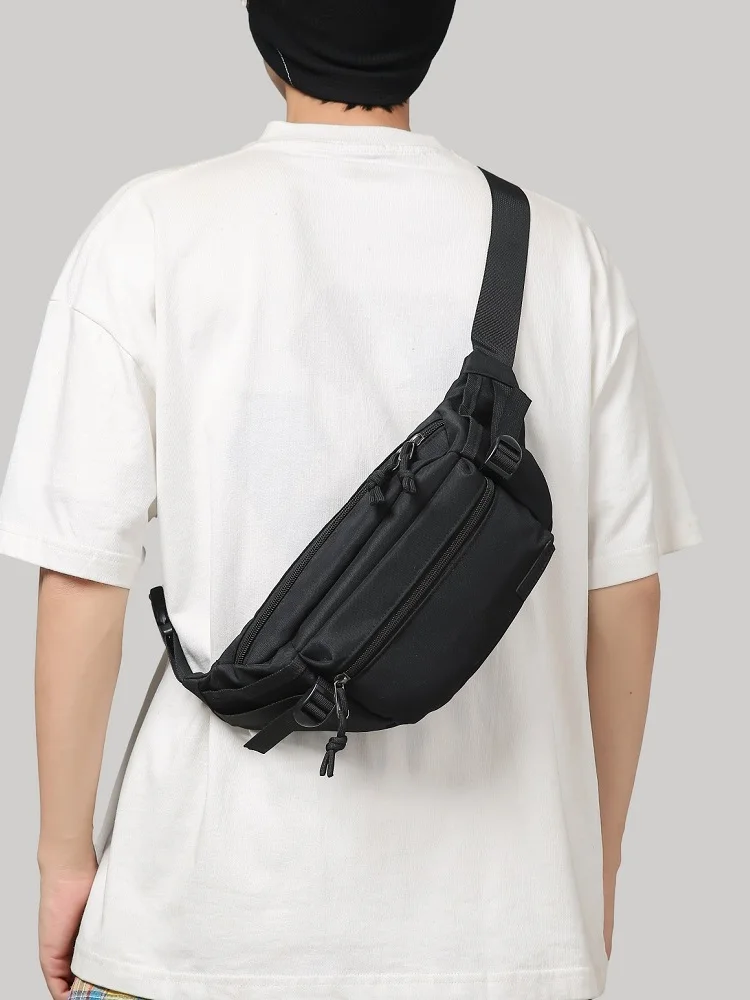 

Spor Мужская маленькая сумка через плечо Высокоэстетическая Value Telegram Сумка для верховой езды Повседневная маленькая сумка Нейлоновый материал на молнии Cl...