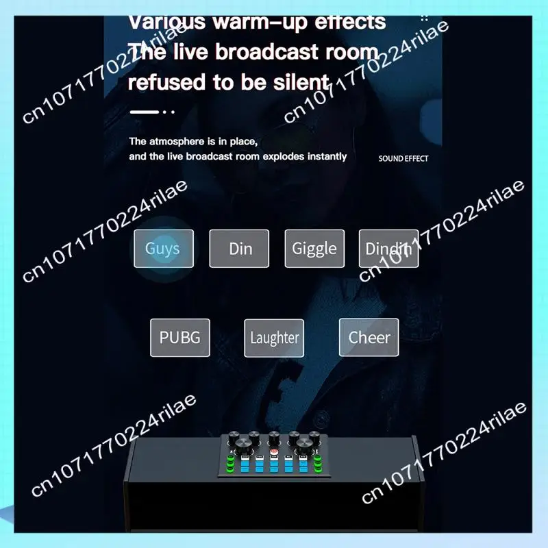 A17Z SY168サウンドカード ライブ配信スピーカー 多機能オールインワン ポータブルBluetoothカラオケマシン 歌唱用