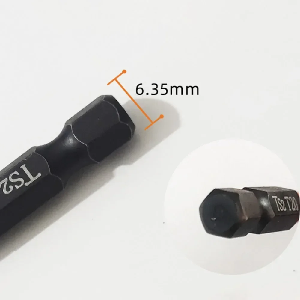 T10-T40 Schraubendreher Bit Magnetischer Torx-Schraubendreher Elektrowerkzeuge Hohe Härte Magnetische Bits Manuelle Schraubendreher