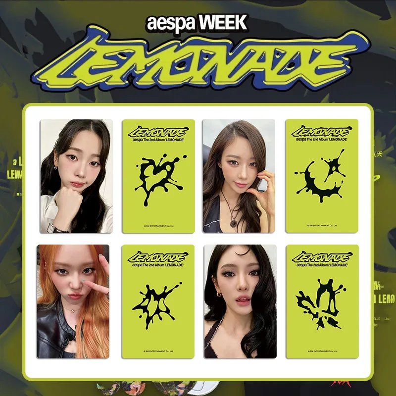 4PCS New Popular KPOP Group AESPA 