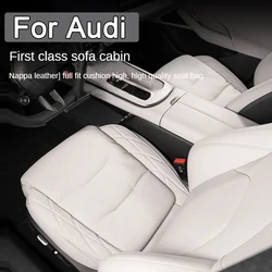 NAPPA Leather Car Seat Cover Seat Cushion Auto Seat Protector Pad For Audi A3 A4 A5 C5 C6 8P 8L B6 B7 B8 Q3 Q5 Q7 A6 A7 RS3 RS5