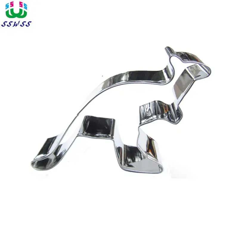 Big Tail Big Kangaroo Shape Cake Decorating Fondant Cutters Tools,Stainless Steel,Rare Animal Cake Cookie Biscuit Baking Molds