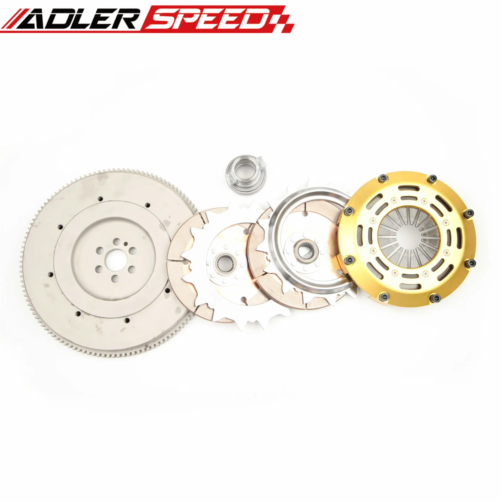 ADLERSPEED Racing Clutch Twin Disc Kit For Nissan Skyline RB20DET RB25DET 5Speed