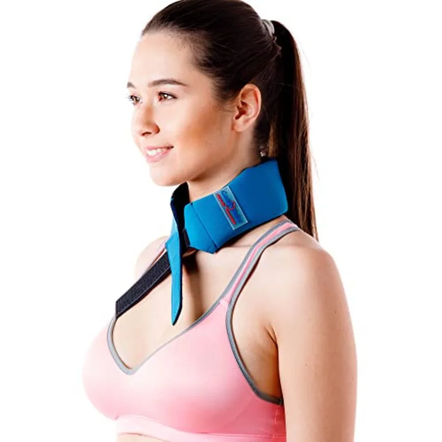 

Cool + Relief Cooling Ice Pack Bandana - 16 x 2.5 x 0.8 Inch Head Wrap with Cool Pads Pack of One in Blue