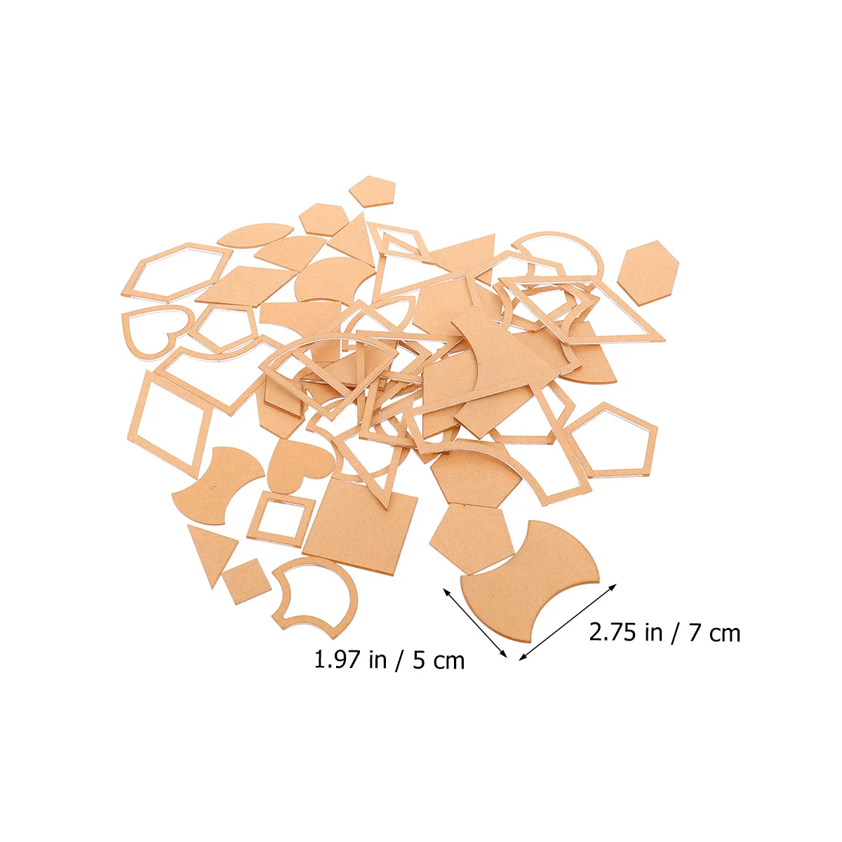 54Pcs Quilting Acrylic Template Set Multi Pattern Sewing Tool for DIY Patchwork Embroidery Supply Mold for Bags Crafts