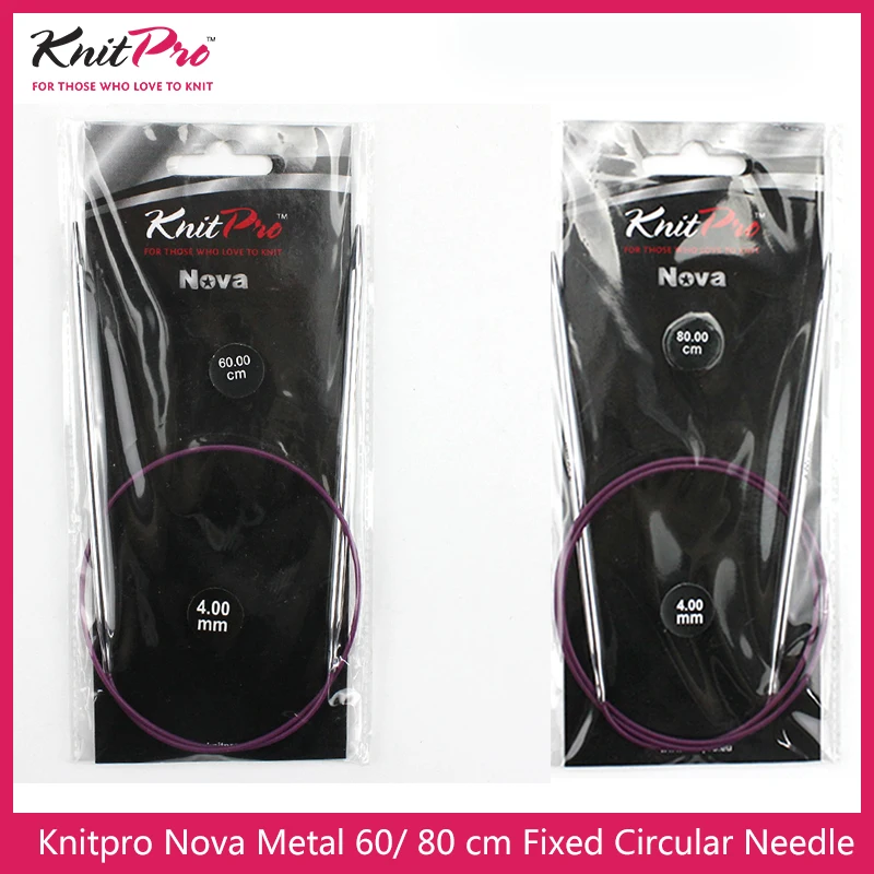 Knitpro Nova Metal 60cm/80 cm Fixed Circular Needle