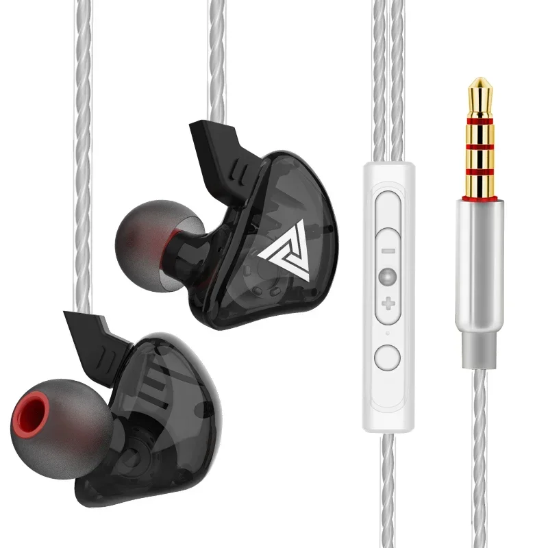 QKZ CK5 FiLe 有線イヤホン マイク付き HiFi 音楽イヤホン