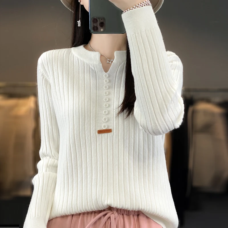 Pullover shirts womenV-neckLoose Soft Sweater women Korean style  Autumn Winter Casual style Sweatshirt sweaters Long sleeve top