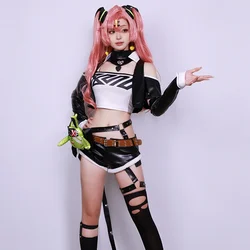 Nicole Demara Cosplay Costume Game Zenless Zone Zero    Collab Wig Full Set Uniform Carnival Anime Halloween