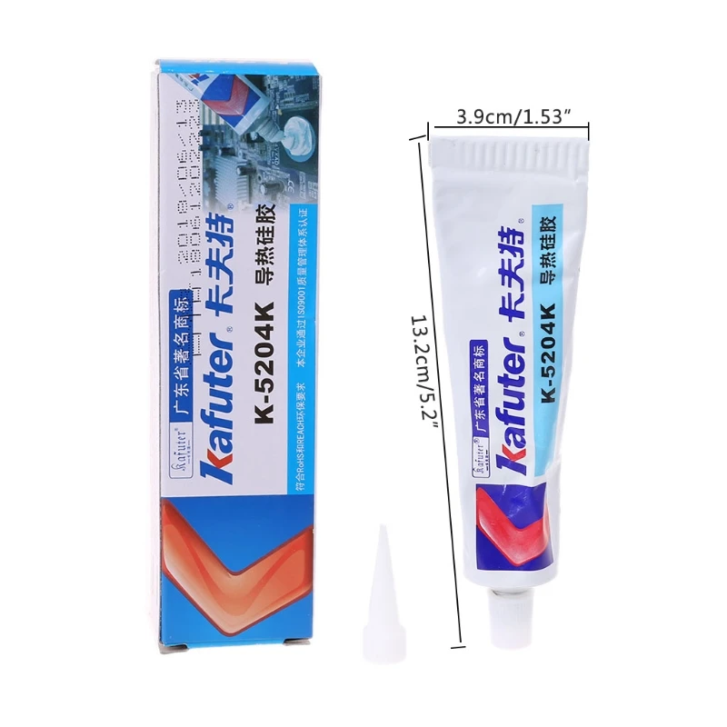 E9LB Thermal Conductive Silicone Adhesive Grease Paste Glue Rubber For CPU