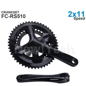 美品 - SHIMANO クランクセット 黒 RS510 50-34T s works specialized