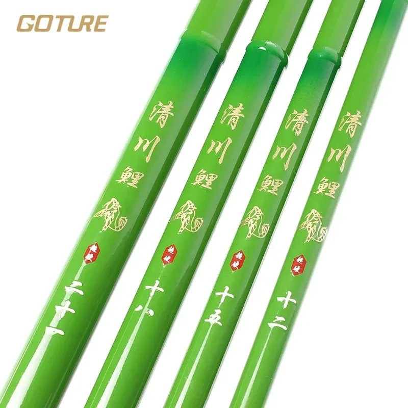 

Goture BREEZE 3,6–7,2 м удочка из углеродного волокна, сверхлегкая мощная ручная удочка 3:7 для пресноводной удочки для ловли окуня и карпа