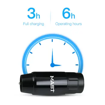 專業紋身旋轉機套裝無線電池筆藝術家化妝永久紋身用品 10 最佳銷售 紋身機桅杆 - №5