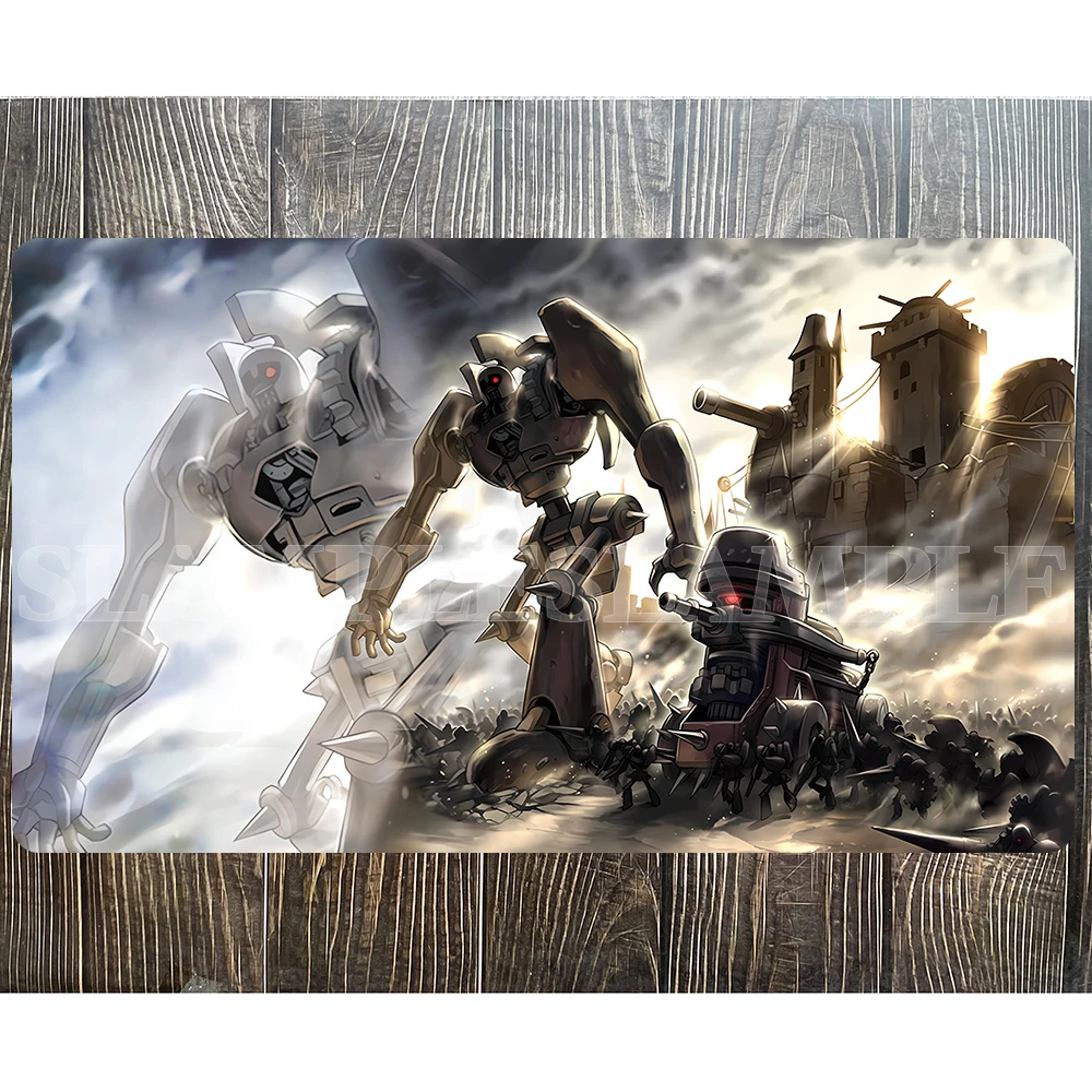 Yu-gi-oh golemカードパッドプレイマット、ygoマット、kmc tcg yugiohマット-171、古代ギア