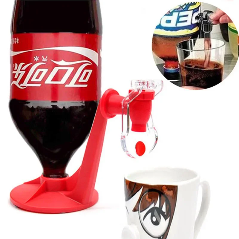 

Soda Dispenser Bottle Novelty Saver Lemonade Coke Inverted Carbonated Beverage Upside Down Drinking Water Dispense Machine Bar