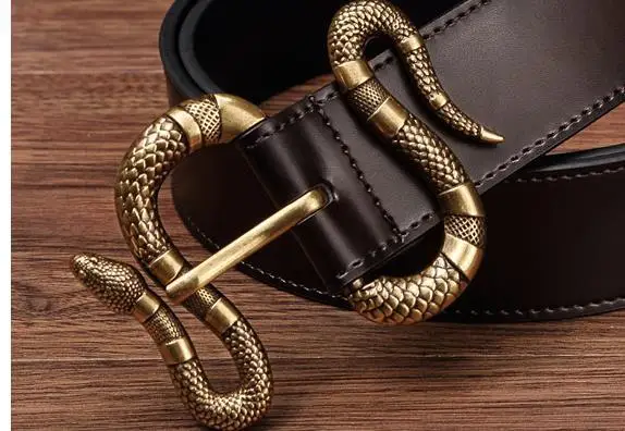 4 سنتيمتر الفاخرة الصلبة النحاس دبوس حزام مشبك الرجال حزام مشبك DIY بها بنفسك الجلود الحرفية رجل مشبك حزام Hebilla Cinturon Hombre Boucle Ceinture