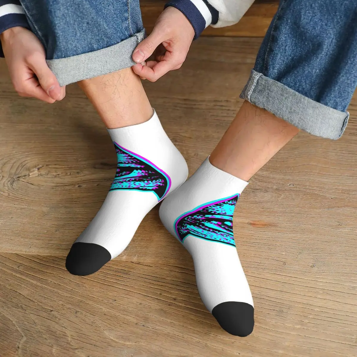 

Eye Illuminati (9) Socks Harajuku Sweat Absorbing Stockings All Season Socks Accessories for Man's Woman's Gifts