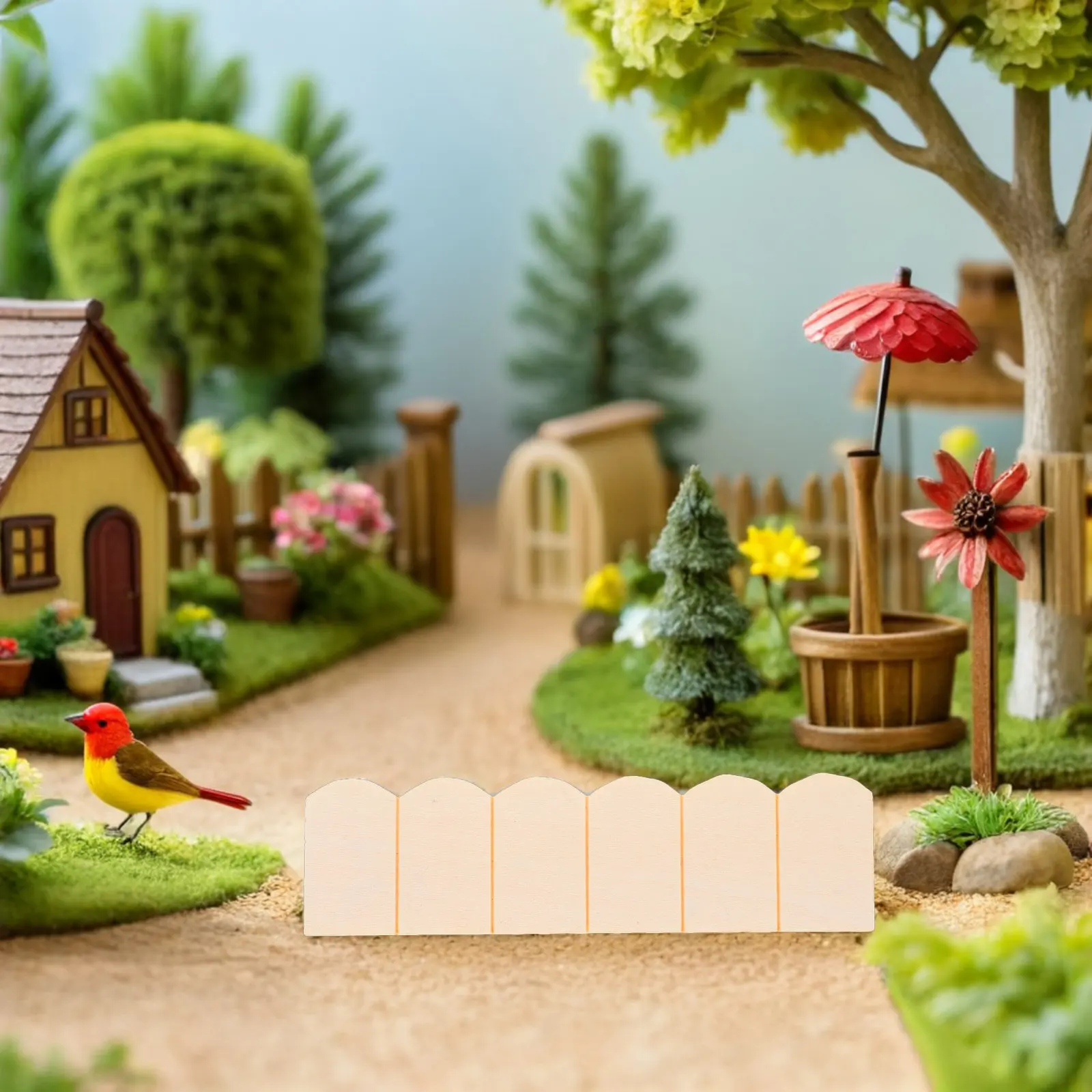 

Набор из 48 миниатюрных деревянных черепиц для кукольного домика, неокрашенные, с реалистичной текстурой, для DIY-проектов и декоративного оформления