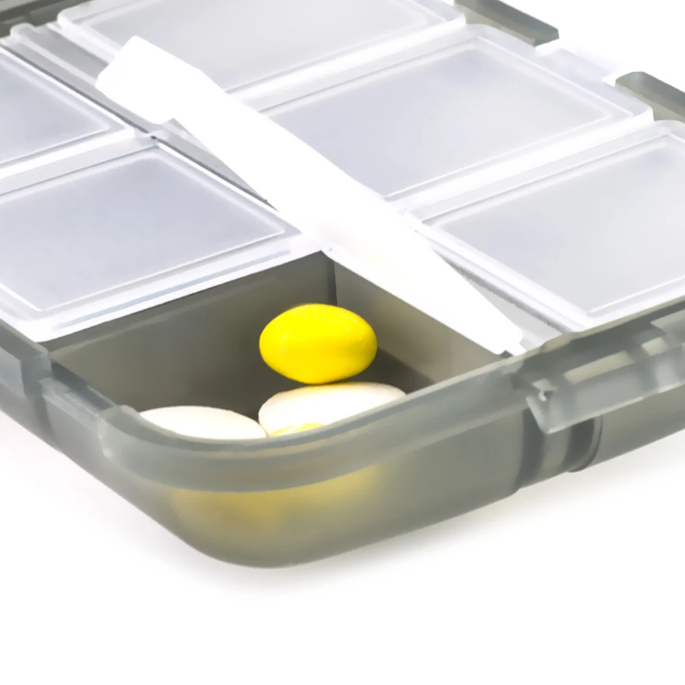 1Pcs 12 Compartments Medicine Organizer Daily Pill Case Container Travel Pill Box Airtight Portable Pill Holder Vitamin Box