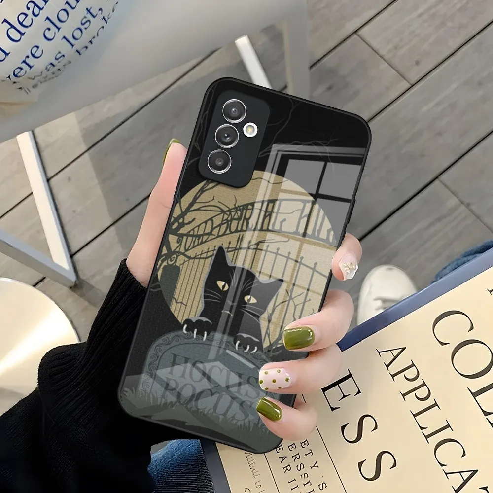 Hocus Pocus Phone Case for Samsung A52 A71 A21 A54 A20 A12 Galaxy A34 A14 A32 M14 S24 S23 S22 S21 S20 FE Glass Cover