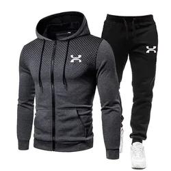 Survêtement de sport pour homme, sweat à capuche, fitness, vêtements de sport, course à pied, ensemble de jogging sportif, sports d'hiver imbibés, mode 2024