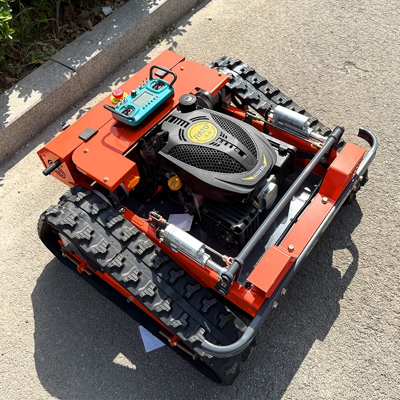 Robot tondeuse à gazon personnalisé à rayon zéro, télécommande, tondeuse à gazon et coupe-arbustes