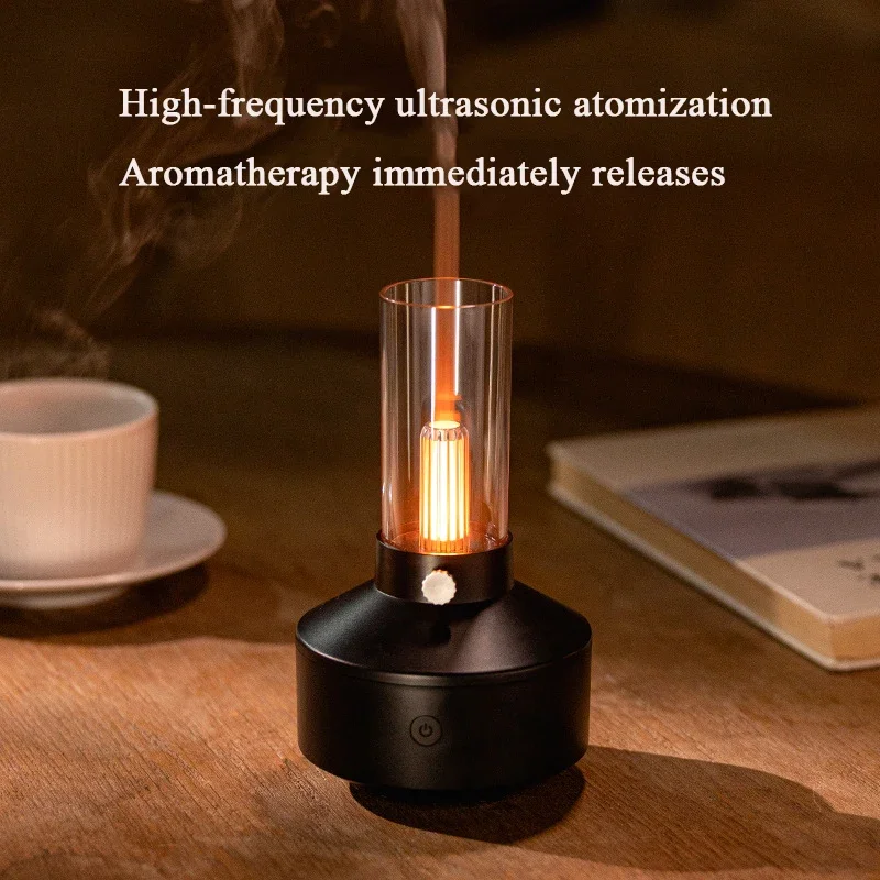 

Retro Candlelight Aromatherapy Machine Humidifier Expander Aromatherapy Machine Desktop Atmosphere Lamp Aromatherapy Machine