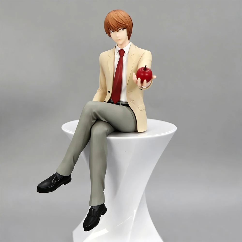 Yagami Light Figur Death Note Anime Noodle Stopper Figur Desktop Golf Modell Spielzeug Geschenk Sammlerstück Ornamente PVC Puppen – Detail 6