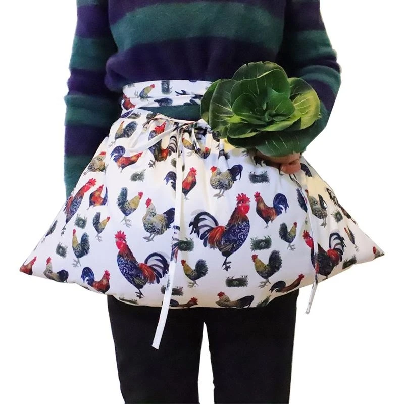 

Garden Harvest Apron Polyester Waist Belt Aprons Hands Picking Apron high quality