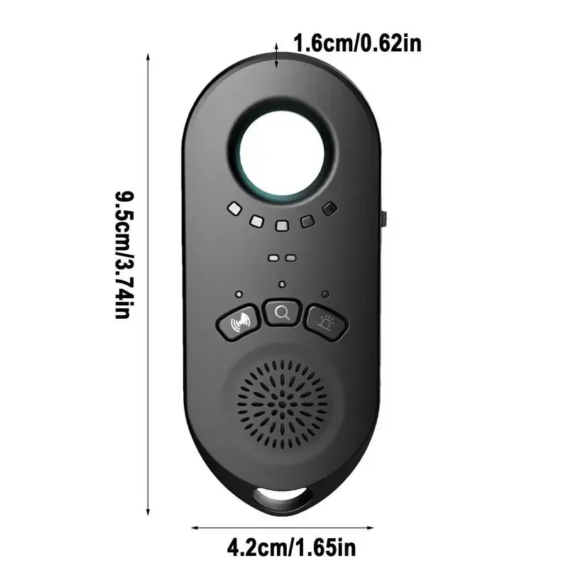 Anti-Spying Detector Camera Finder Security Camera Jammers Infrareds Detector Vibration Alarm Camera Anti-sneak Anti Spying