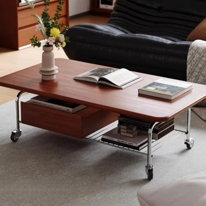 

Современные дизайнерские кофейные столики с хранением, антикварные, гибкие, овальные, премиум-класса, уникальные, аксессуары для гостиной (Mesas De Centro Para Sala)