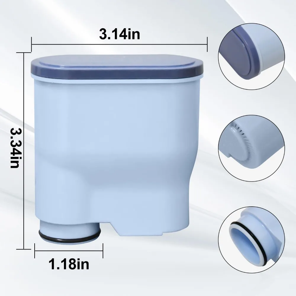 4 عبوات بديلة للفلتر متوافقة مع فلتر فيليبس AquaClean CMF009 CA6903 النظيف لفلتر مياه ماكينة القهوة