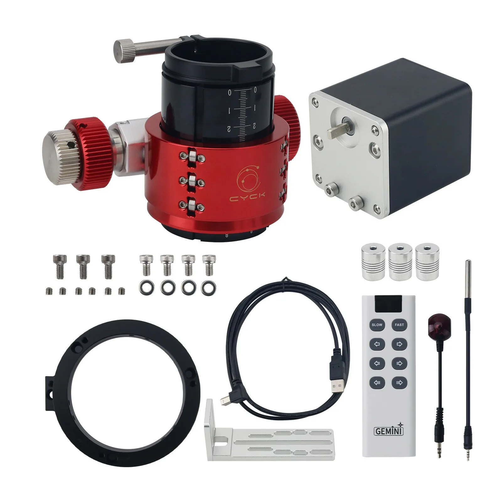 

Автоматический звездный фокусер EAF Pro + специальная ручка + регулятор температуры + фокусер 5,57 мм с выпуклым переходным кольцом для астрономии