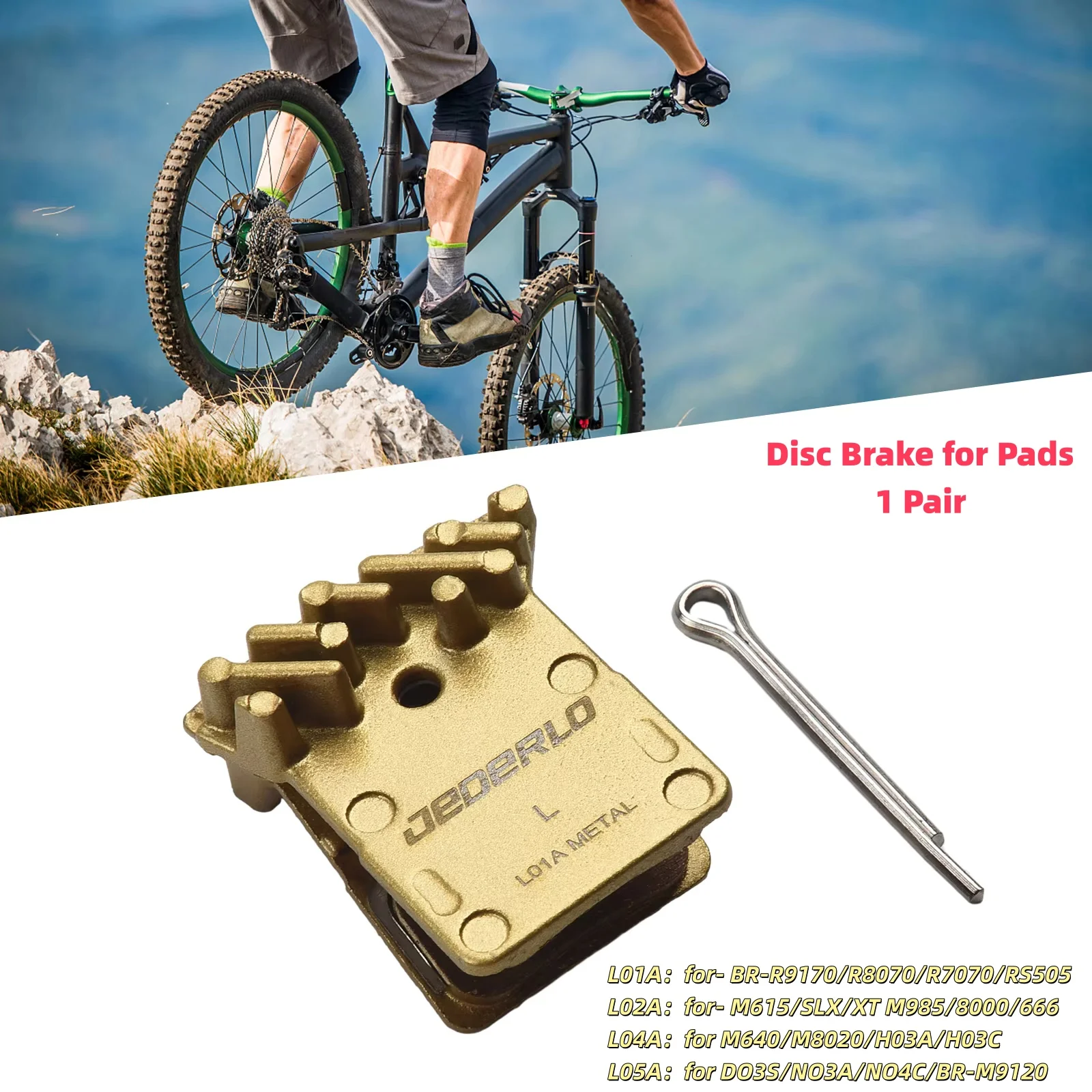 1 Pair Bicycle Meta… - image