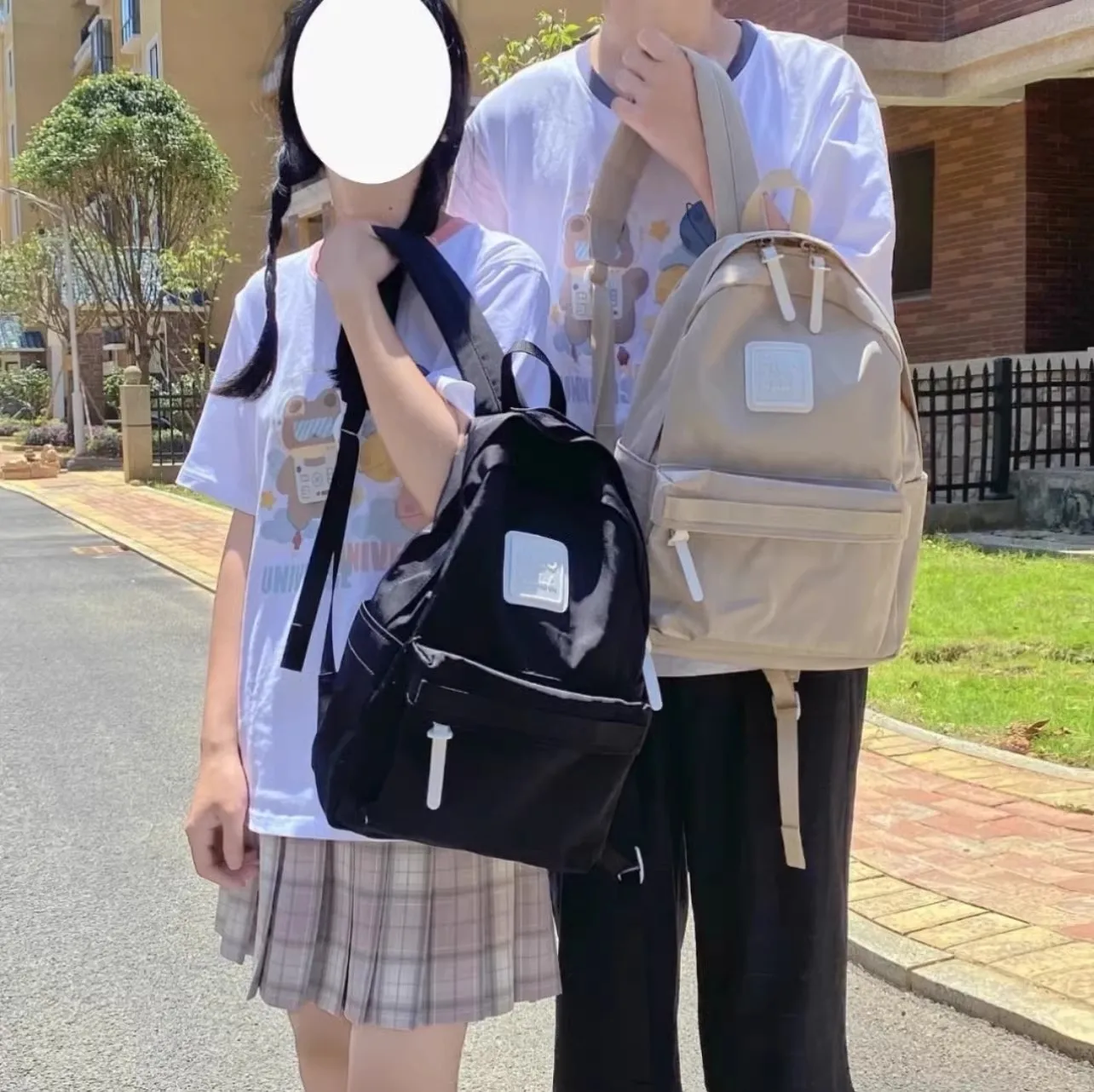 L Size Japan Cilocala Nylon Waterproof Knapsack Teenages Girl&boySchoolbag Lightweight Travel Hiking Bag