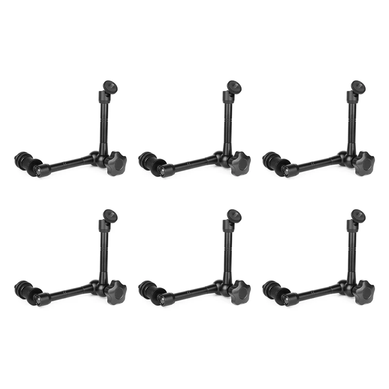 

2025 New-6X Magic Arm 11 Inch Articulating Arm Magic Friction With Hot Shoe Mount & 1/4 Inch Tripod Screw
