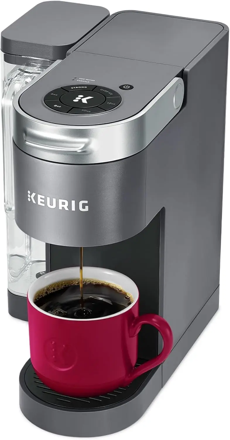 Keurig K-Supreme Single Serve K-Cup Pod Coffee Maker, MultiStream Technology 66oz Dual-Position Removable Reservoir, Gray