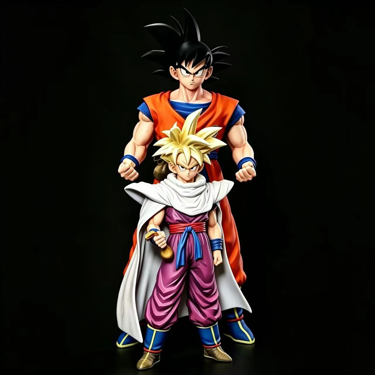 Anime Dragon Ball Z Son Goku Son Gohan Figure 25cm Pvc Action Figure Collection Model Desktop Display Gift - view 3