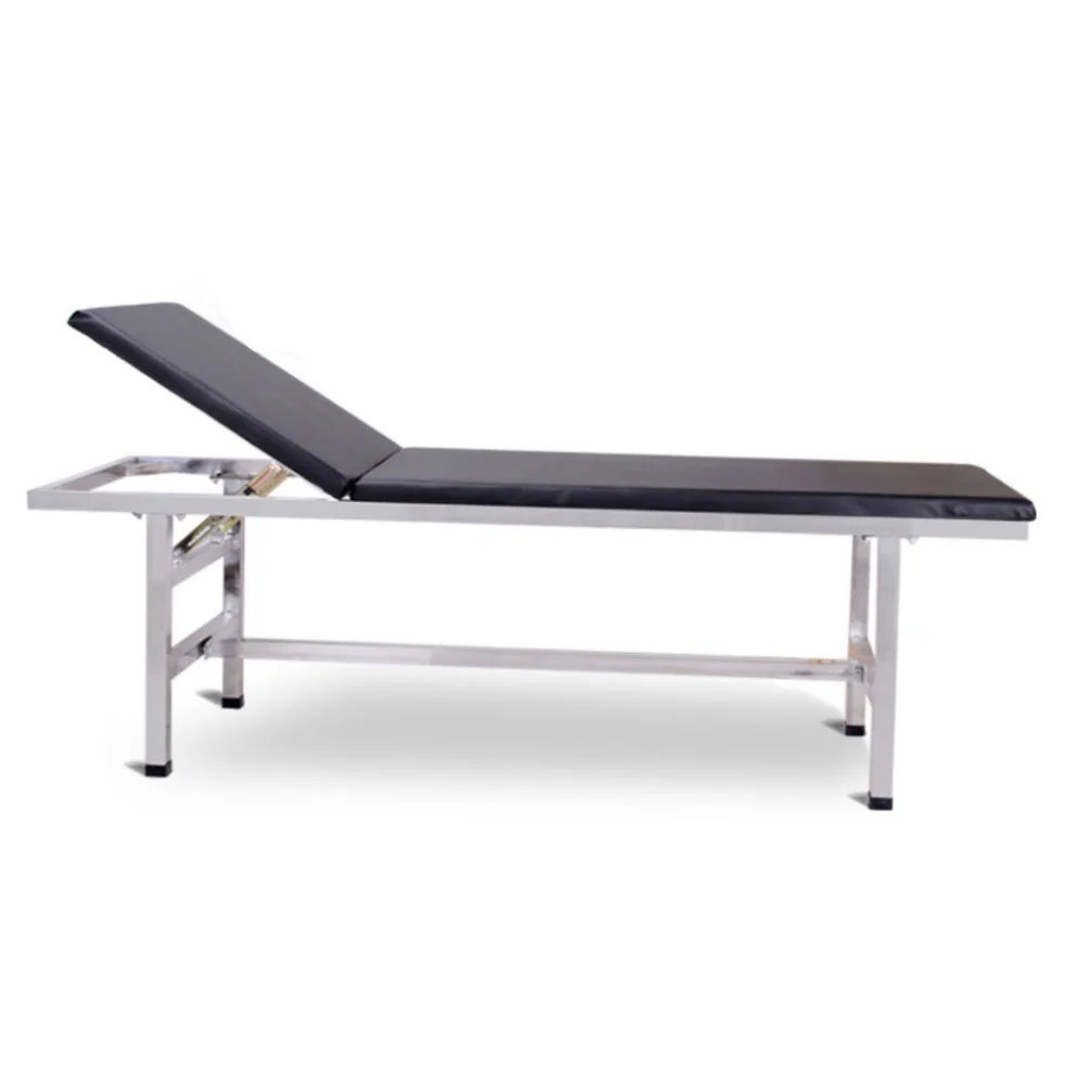 Factory Price Manual Stainless Steel Medical Patient Examination Bed Couch For Clinic Hospital