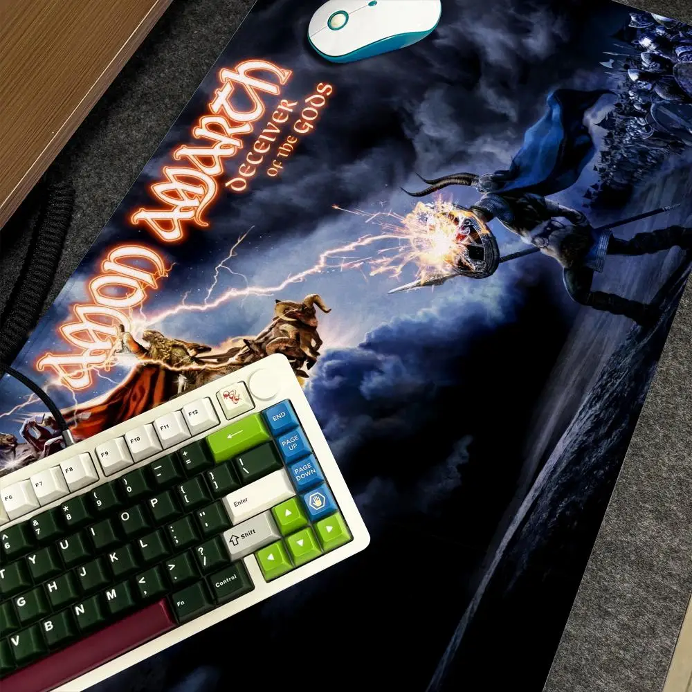 

A-Amon Band A-Amarth Mouse Pad Xxl Computer Large Size Non-slip Gamer Keyboard 90x40cm Art Design HD Deskmat